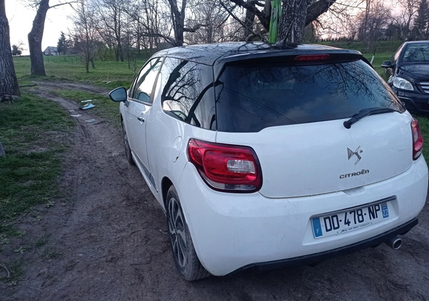 Citroen DS3 cena 11500 przebieg: 239000, rok produkcji 2014 z Rzeszów małe 106